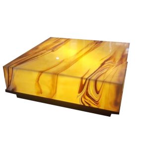 Jade Honey Onyx Coffee Table