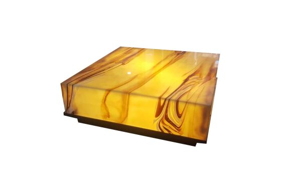 Jade Honey Onyx Coffee Table