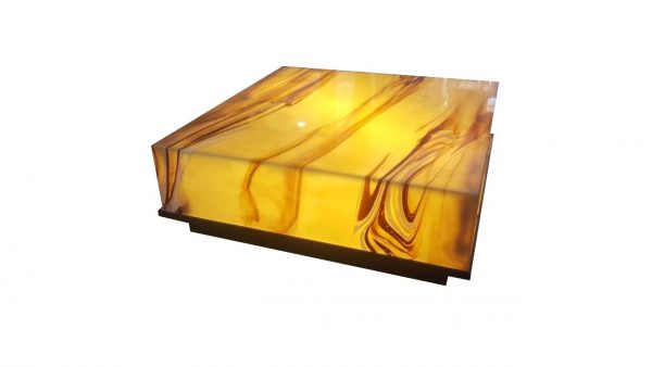 Jade Honey Onyx Coffee Table