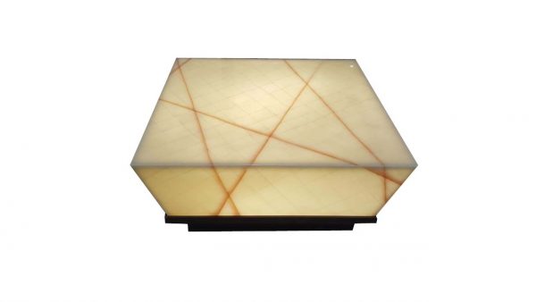 Crack Honey Onyx Coffee Table