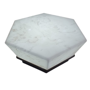 White Onyx Coffee Table Hexagonal