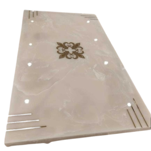 Onyx Stone Table Top With Inlay Design