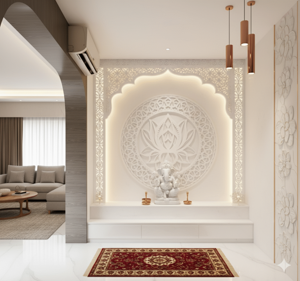 Acrylic Solid Surface Mandir