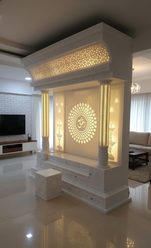 Acrylic Solid Surface Mandir