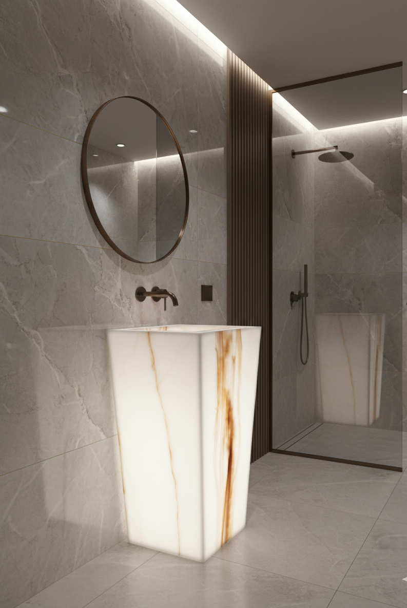 Jade Brown Onyx Basin Jade Brown Onyx Basin